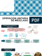 Operación Unitaria de Mezclado