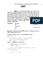 Culegere de Probleme de Programare - 2007