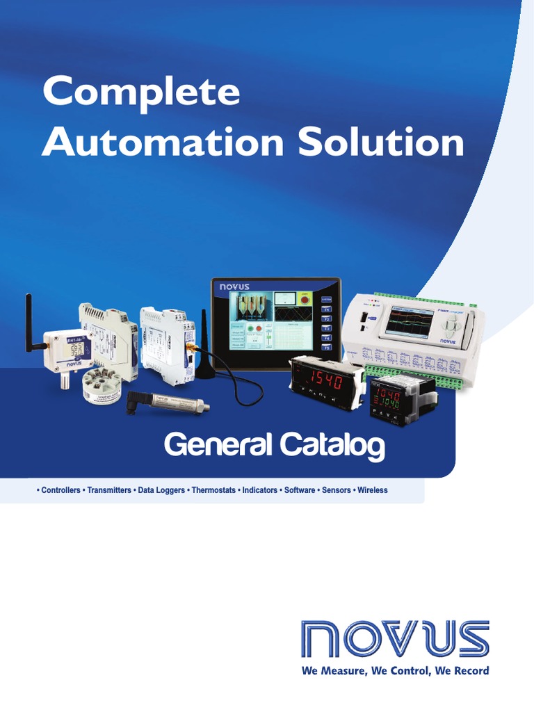 Novus General Catalog English 2013 - Small PDF | PDF | Scada ...