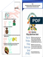 Pamflet Manfaat Perilaku Hidup Bersih Dan Sehat