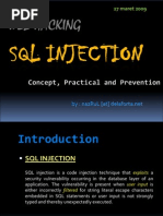 SQL Injection Slide