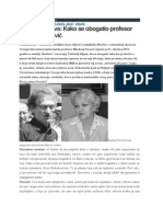 Kako Se Obogatio Profesor Miodrag Perović - Pobjeda PDF