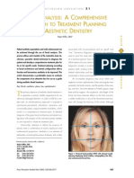 Facial Analysis. A Chomprensyve Approach To Treatment Planning in Ahesthetic Dentistry