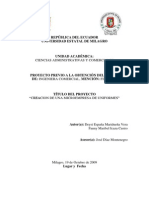 51 Creacion de Una Microempresa de Uniformes PDF
