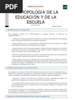 Antropología de La Educación y de La Escuela PDF