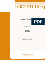 A Study of The Interrelated Bilateral Transactions in Credit Card Networks