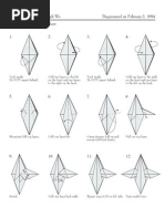 origami Eagle diagram