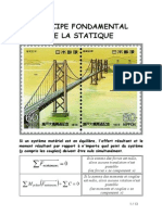 Principe Fondamental de La Statique Cours Premiere STI GC