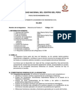 Silabo de Mecanica de Fluidos Ii 2014 Ii PDF