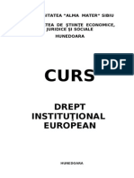 Curs Drept Institutional European