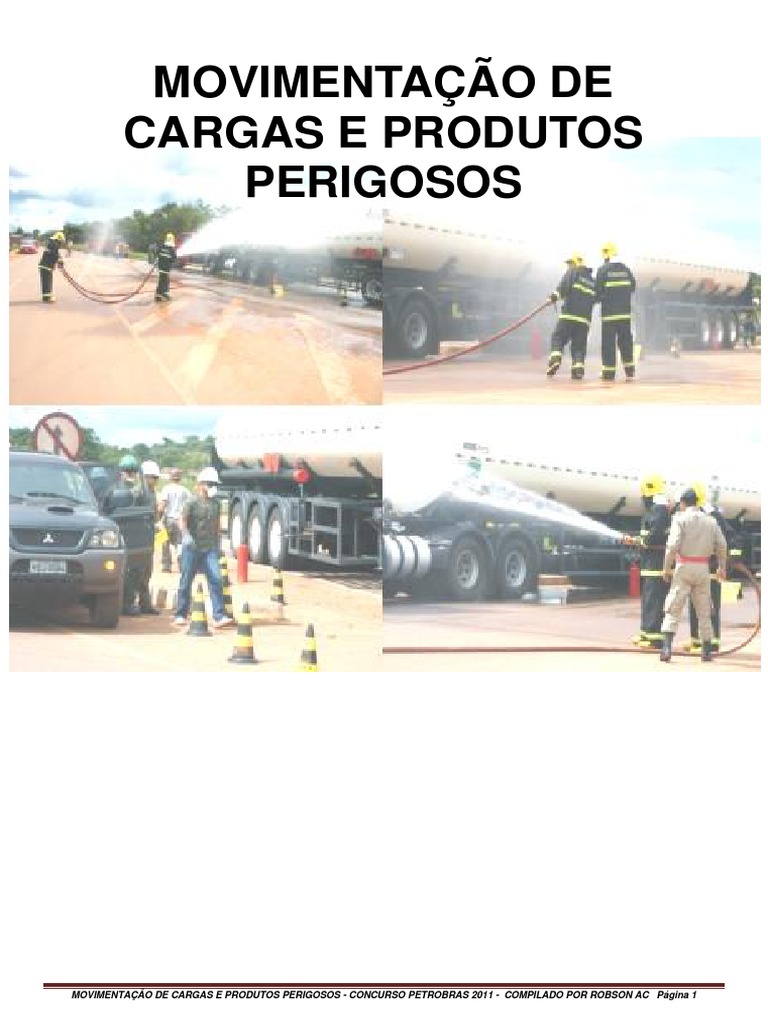 Apostila Movimentação de Cargas e Produtos Perigosos PDF | PDF ...
