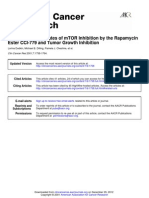 Biochemical Correlates of MTOR Inhibition by The Rapamycin Ester CCI-779 and Tumor Growth Inhibition