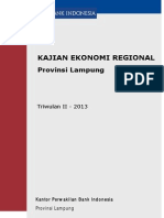 Kajian Ekonomi Regional Provinsi Lampung Triwulan II 2013 PDF