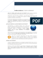 Curso de Informática Básica 6 - Qué Es Internet PDF