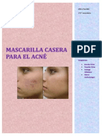Mascarilla Casera para El Acné