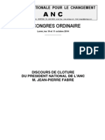 Document N°5 DISCOURS DE CLOTURE