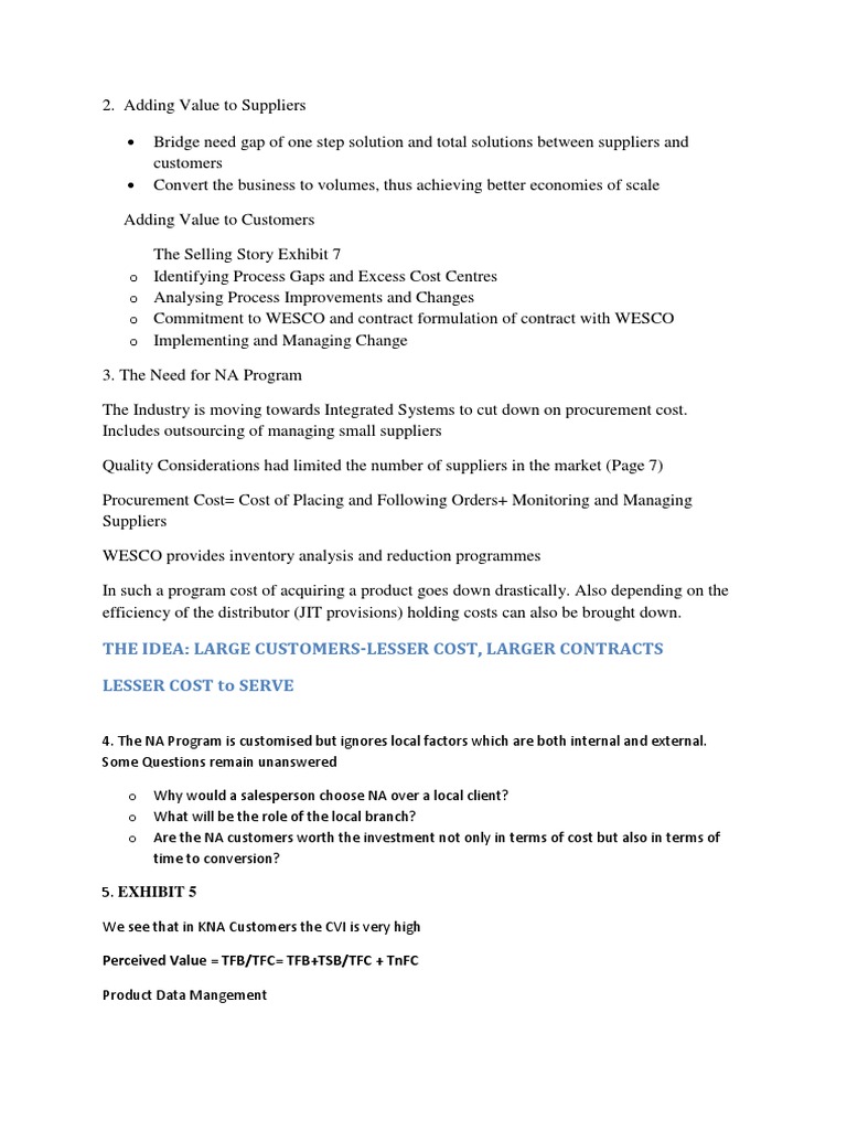 Wesco Pdf Finance Money Management