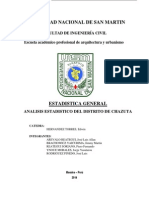 Informe Estadistico - Chazuta PDF