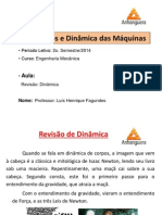 Aula Revisão de Dinâmica - Mec. Din. Máquinas - Eng Mecânica PDF