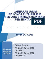 PP Nomor 71 TAHUN 2010 Tentang Standar Akuntansi Pemerintahan