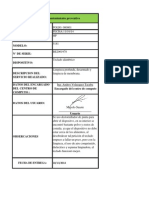 Ejemplo de Reporte de Mantenimiento Preventivo