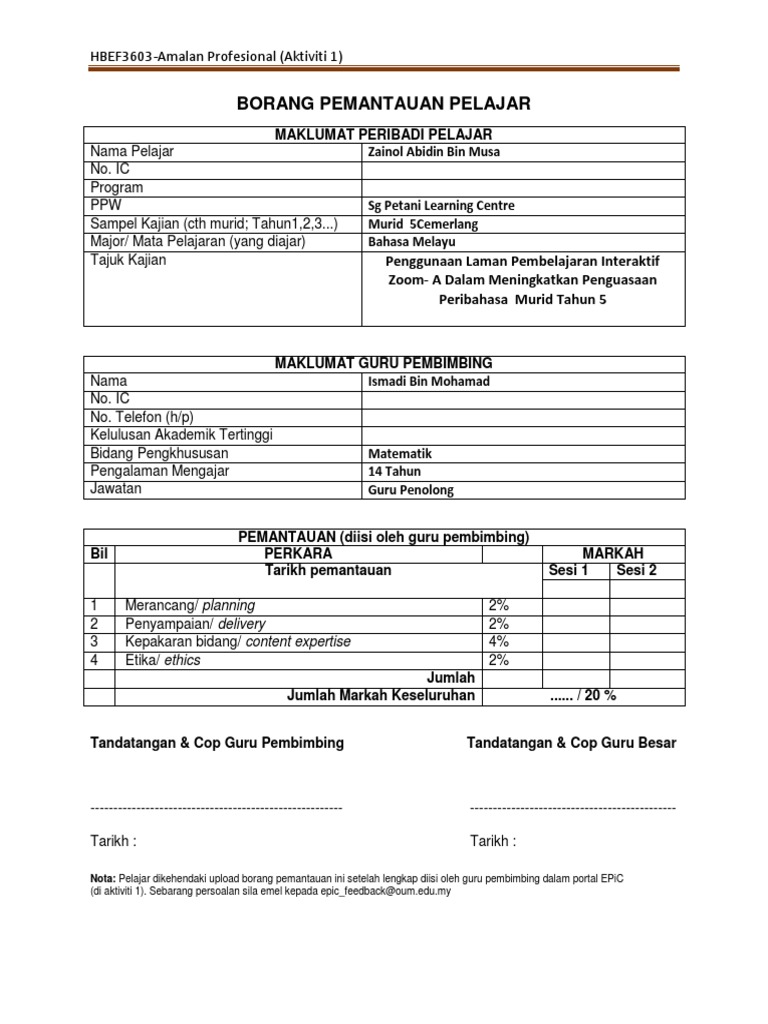 Doc Contoh Kertas Kerja Kelulusan Jpu Panel Mou Shahrizan Mohd Sapie Academia Edu