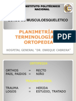 Planimetria y Terminologia Ortopedica