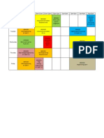 Timetable For Semester 1 2014/2015