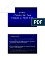 Kesalahan Dan Pengukuran Roda Gigi PDF