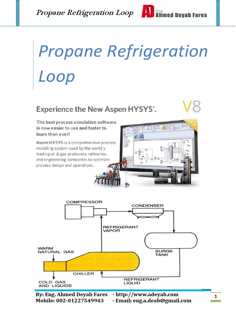 Propane Refrigeration Loop Simulation Guide | PDF | Computers