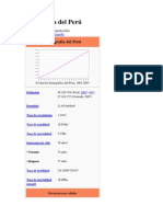 Demografía Del Perú