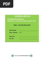 RPP KURIKULUM 2013 SD KELAS 2 (II) SEMESTER 1 - Tema 4 Aku Dan Sekolahku - Sub Tema 1 - Tugas-Tugas Sekolahku - Pembelajaran 1 PDF