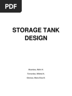 Storage Tank Design