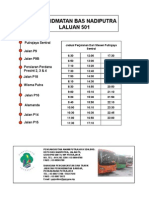 Jadual Laluan Bas Nadi Putra PDF