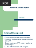 Law of Partnership: Nature