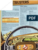 Ghostbusters RPG - GM Screen