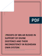 Ibn Arrushd's System Is Unable Toprove Deity