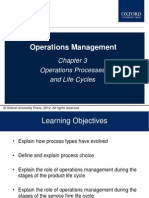 Operations Management: Operations Processes and Life Cycles
