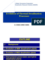 Evolution of Thermal Desalination Processes