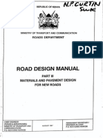 Kenya Road Design Manual, Part III - Materials & Pavement (1987)