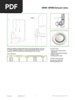 GPDF, GPDB Exhaust Valve: Product Facts