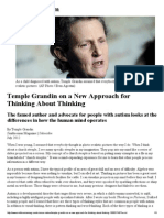 Temple Grandin On A New Approach For Thinking About Thinking