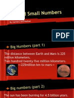 Big and Small Numbers