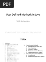 User Defined Methods in Java: With Animation