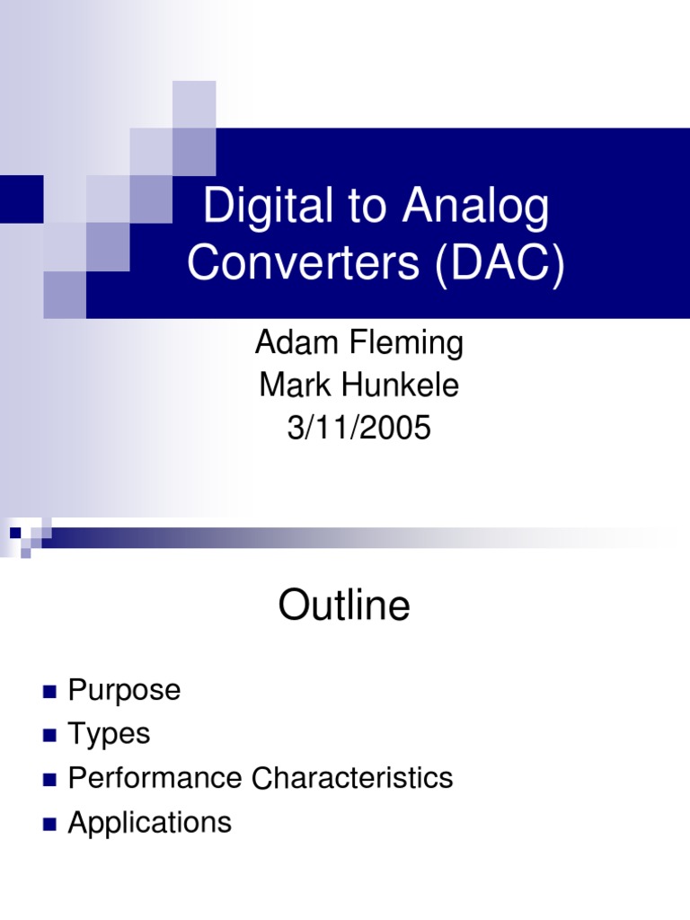 Digital to Analog Converter Overview | PDF | Technology & Engineering