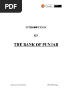 Internship Report Of Bank Punjab Cheque Banks
