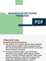 Menemukan Ide Pokok Paragraf