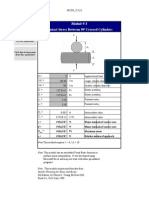 Contact Stress Between 90 Crossed Cylinders: Module 9-3