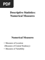 Session 2 Descriptive Statistics