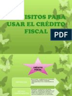 REQUISITOS PARA USAR EL CRÉDITO FISCAL.pptx